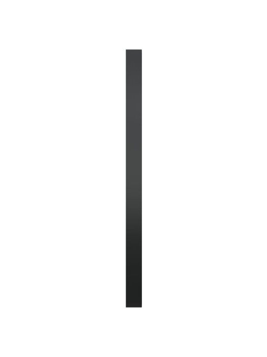 Nástěnné zrcadlo černé 50 cm