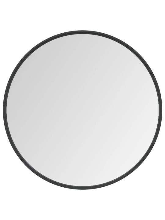 Nástěnné zrcadlo černé 60 cm