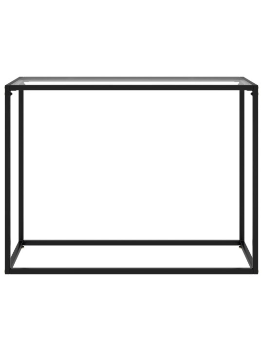 Konzolový stolek průhledný 100 x 35 x 75 cm tvrzené sklo
