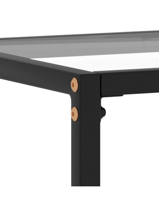 Konzolový stolek průhledný 100 x 35 x 75 cm tvrzené sklo