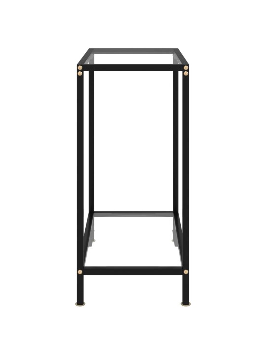 Konzolový stolek transparentní 60 x 35 x 75 cm tvrzené sklo