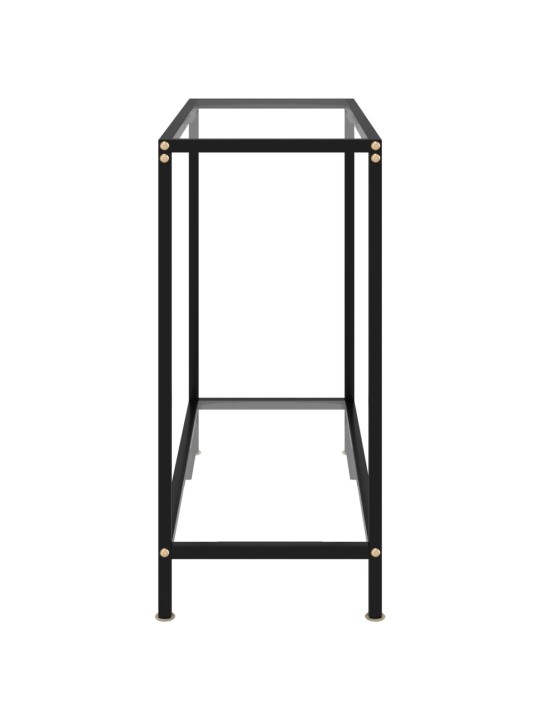 Konzolový stolek transparentní 80 x 35 x 75 cm tvrzené sklo