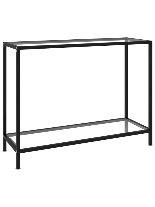 Konzolový stolek transparentní 100 x 35 x 75 cm tvrzené sklo