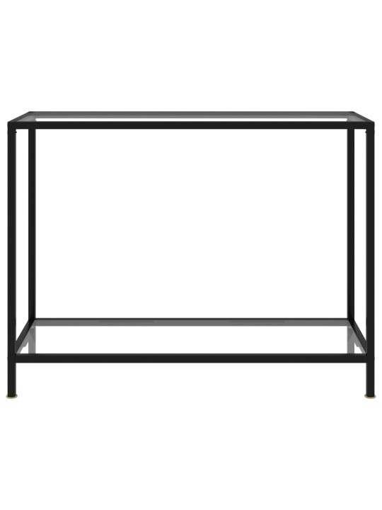 Konzolový stolek transparentní 100 x 35 x 75 cm tvrzené sklo