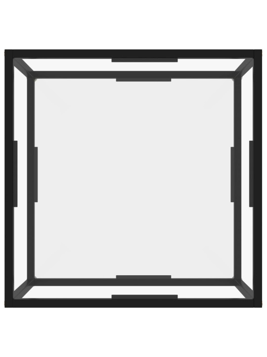 Konferenční stolek průhledný 60 x 60 x 35 cm tvrzené sklo