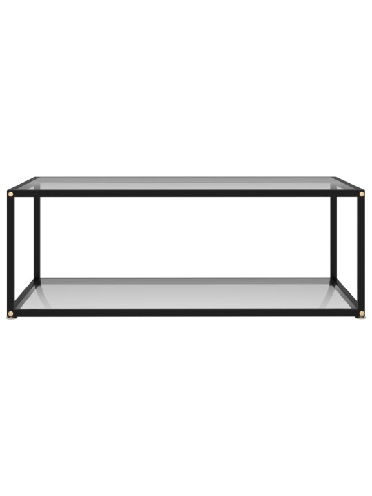 Konferenční stolek průhledný 100 x 50 x 35 cm tvrzené sklo