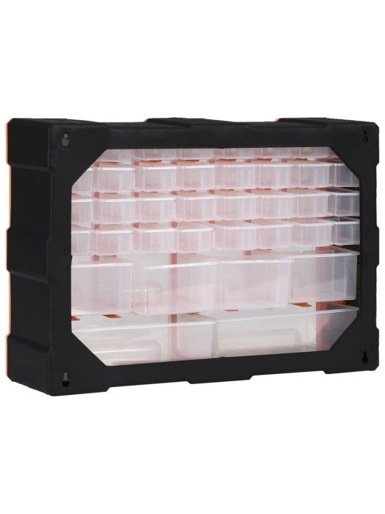 Organizér se 38 zásuvkami 52 x 16 x 37,5 cm