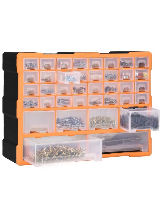 Organizér se 38 zásuvkami 52 x 16 x 37,5 cm