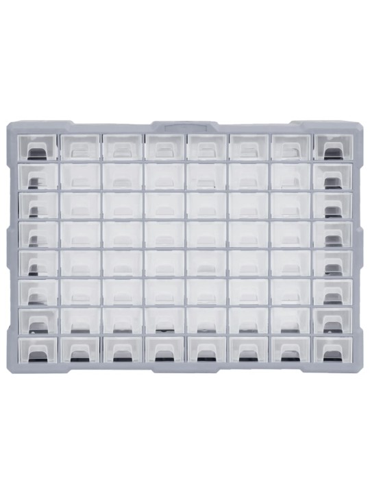 Organizér se 64 zásuvkami 52 x 16 x 37,5 cm