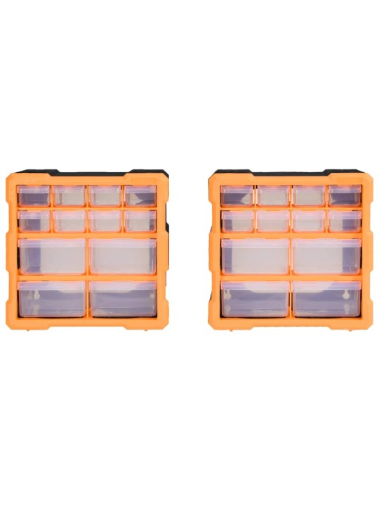 Organizéry s 12 zásuvkami 2 ks 26,5 x 16 x 26 cm