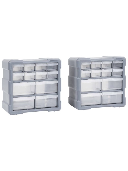 Organizéry s 12 zásuvkami 2 ks 26,5 x 16 x 26 cm