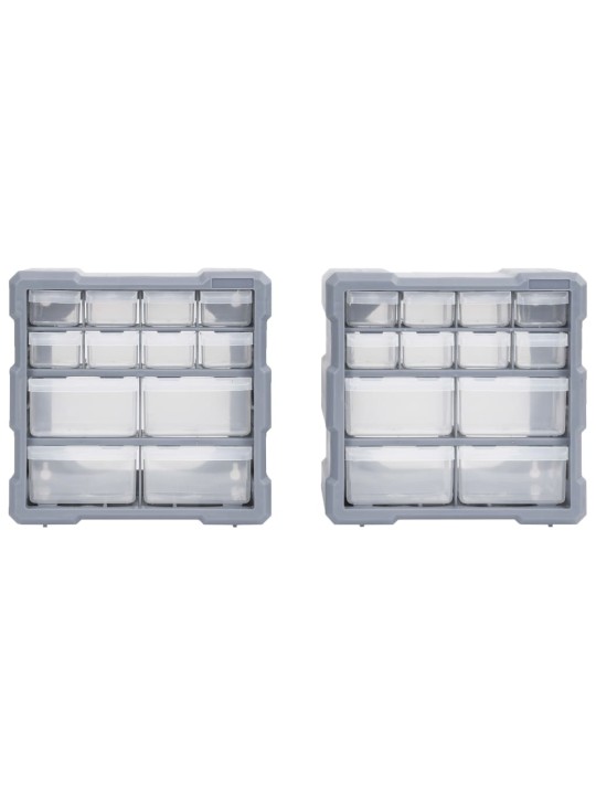 Organizéry s 12 zásuvkami 2 ks 26,5 x 16 x 26 cm