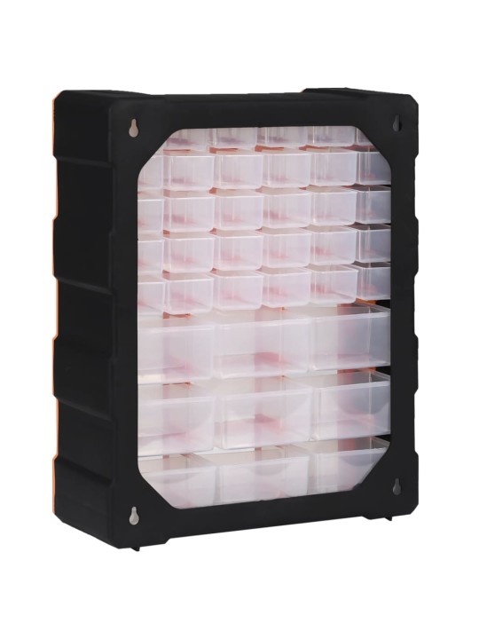 Organizér s 39 zásuvkami 38 x 16 x 47 cm
