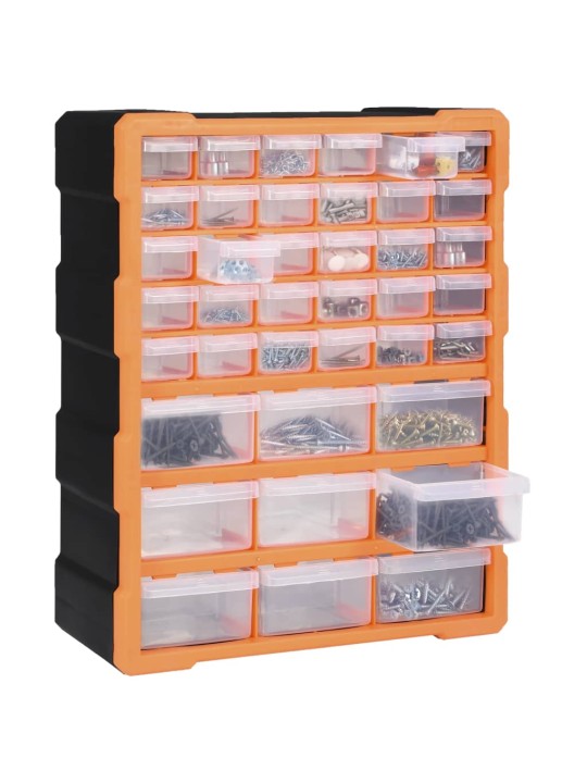 Organizér s 39 zásuvkami 38 x 16 x 47 cm