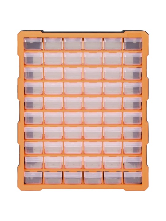 Organizér se 60 zásuvkami 38 x 16 x 47,5 cm