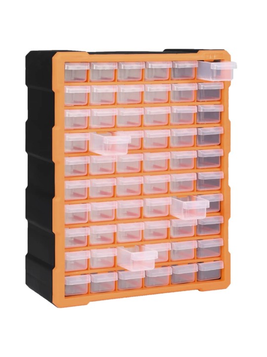 Organizér se 60 zásuvkami 38 x 16 x 47,5 cm