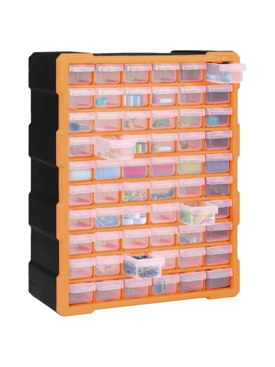 Organizér se 60 zásuvkami 38 x 16 x 47,5 cm