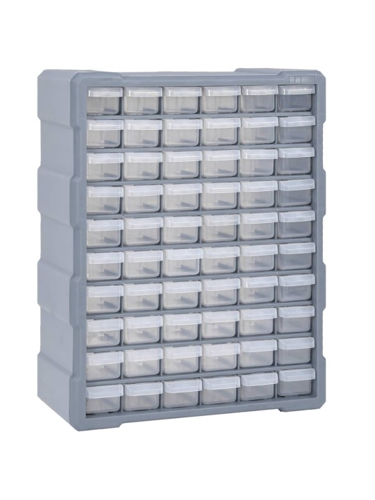 Organizér se 60 zásuvkami 38 x 16 x 47,5 cm