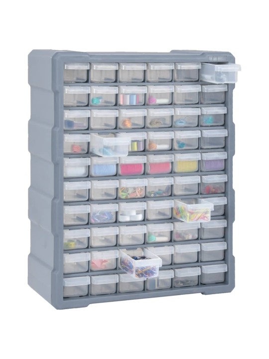 Organizér se 60 zásuvkami 38 x 16 x 47,5 cm
