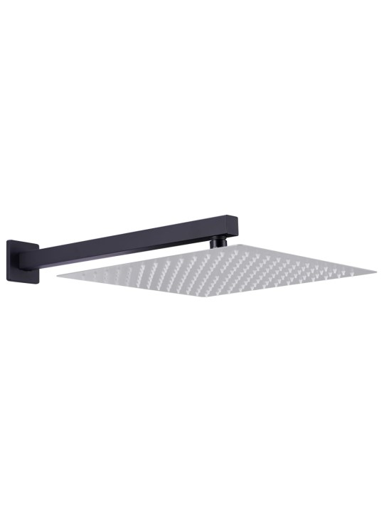Podpůrné rameno do sprchy hranol nerezová ocel 201 černé 40 cm