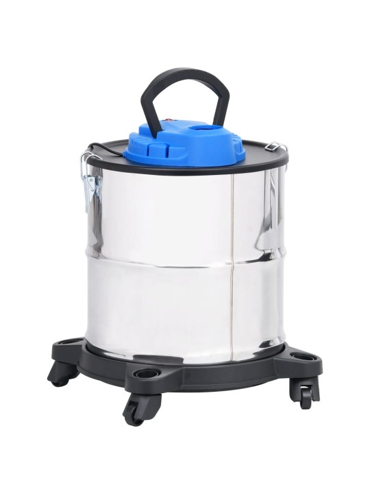 Vysavač na popel s HEPA filtrem 1200 W 20 l nerezová ocel