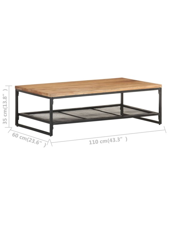 Konferenční stolek 110 x 60 x 35 cm masivní akáciové dřevo