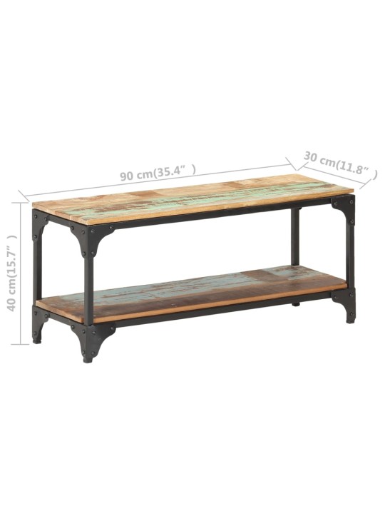 Konferenční stolek 90 x 30 x 40 cm masivní recyklované dřevo
