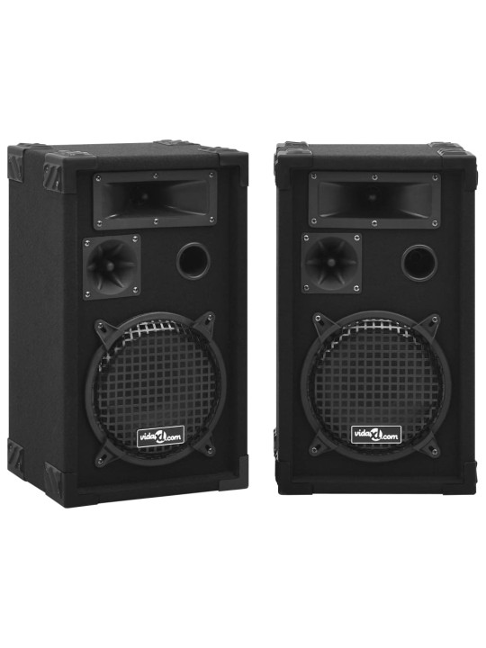 Profesionální pasivní reproduktory hi-fi 2 ks 800 W černé