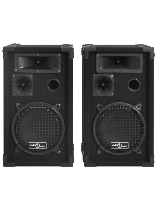 Profesionální pasivní reproduktory hi-fi 2 ks 800 W černé