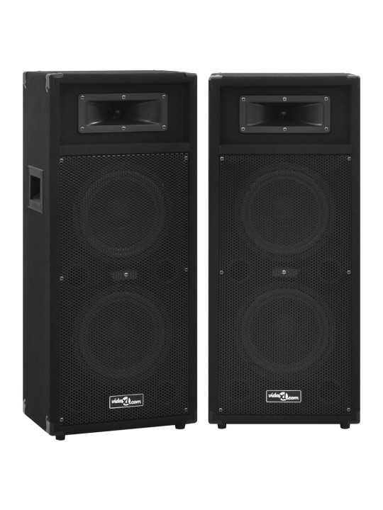 Profesionální pasivní hi-fi reproduktory 2 ks 1000 W černé