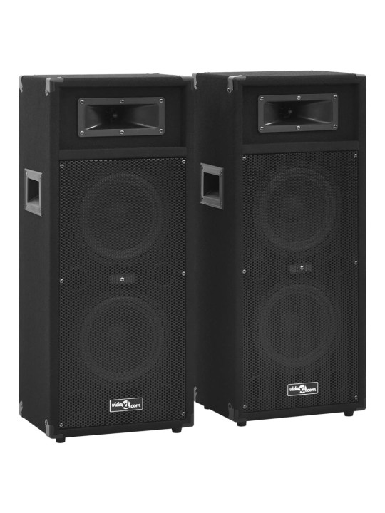 Profesionální pasivní hi-fi reproduktory 2 ks 1000 W černé