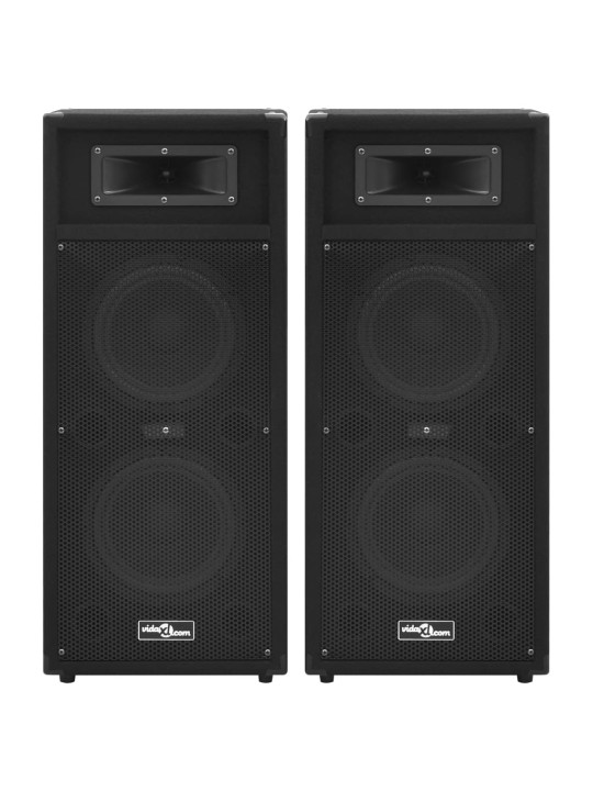 Profesionální pasivní hi-fi reproduktory 2 ks 1000 W černé