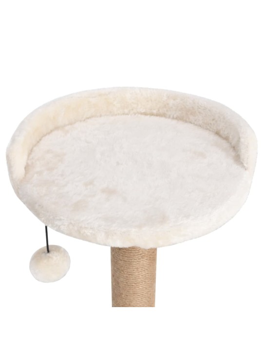 Škrabadlo pro kočky se sisalovým sloupkem 123 cm mořská tráva