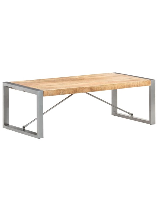 Konferenční stolek 120 x 60 x 40 cm hrubé mangovníkové dřevo