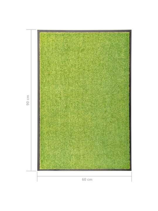 Rohožka pratelná zelená 60 x 90 cm