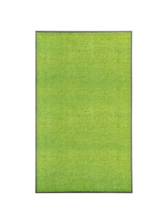 Rohožka pratelná zelená 90 x 150 cm