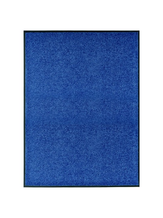 Rohožka pratelná modrá 90 x 120 cm