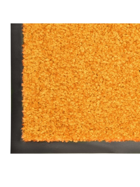Rohožka pratelná oranžová 90 x 150 cm