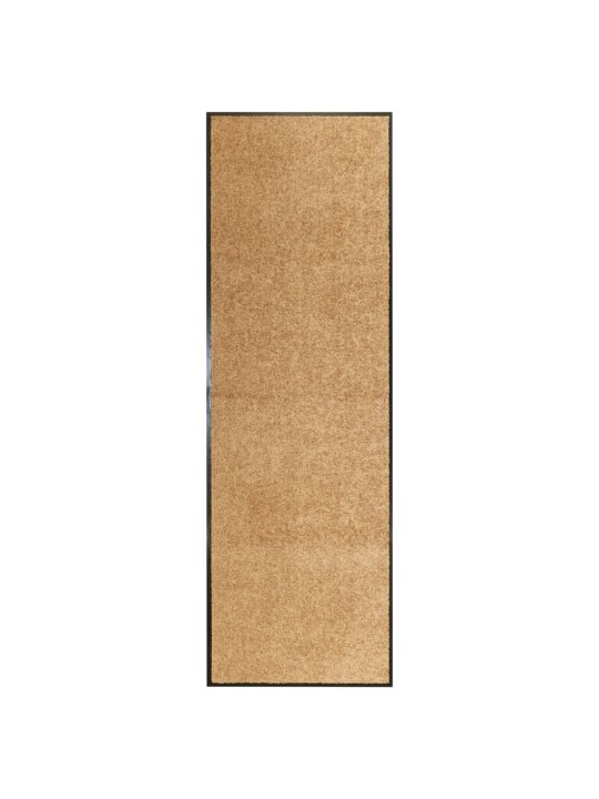 Rohožka pratelná krémová 60 x 180 cm