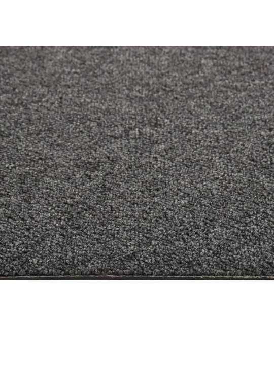 Kobercové podlahové dlaždice 20 ks 5 m² 50 x 50 cm antracit