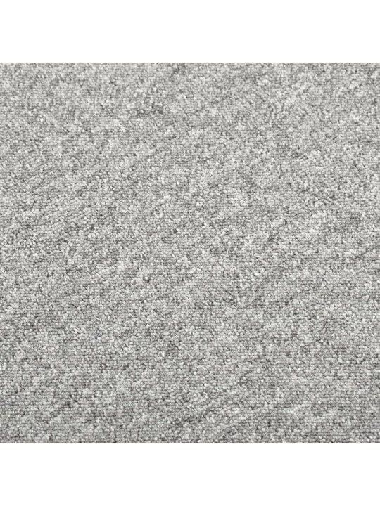 Kobercové podlahové dlaždice 20 ks 5 m² 50 x 50 cm světle šedé