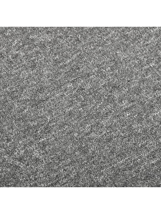 Kobercové podlahové dlaždice 20 ks 5 m² 50 x 50 cm šedé