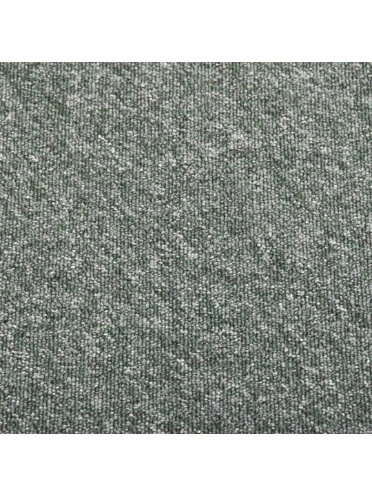 Kobercové podlahové dlaždice 20 ks 5 m² 50 x 50 cm zelené