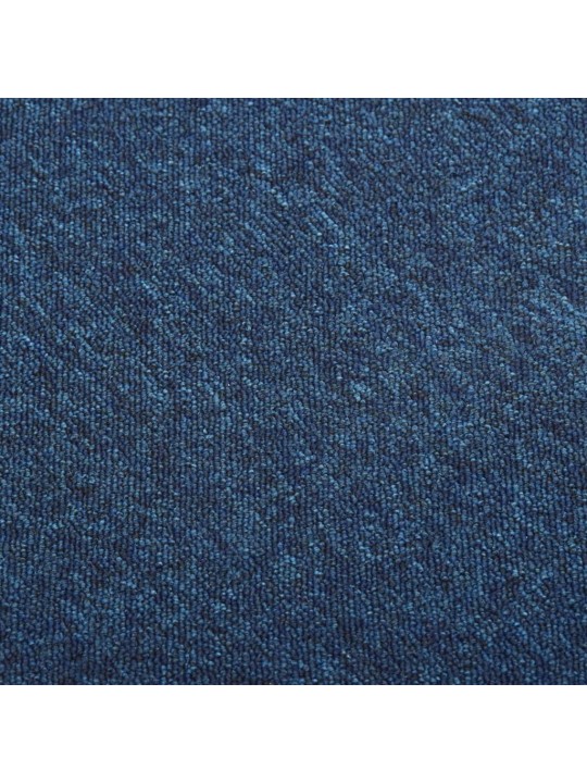 Kobercové podlahové dlaždice 20 ks 5 m² 50 x 50 cm tmavě modré
