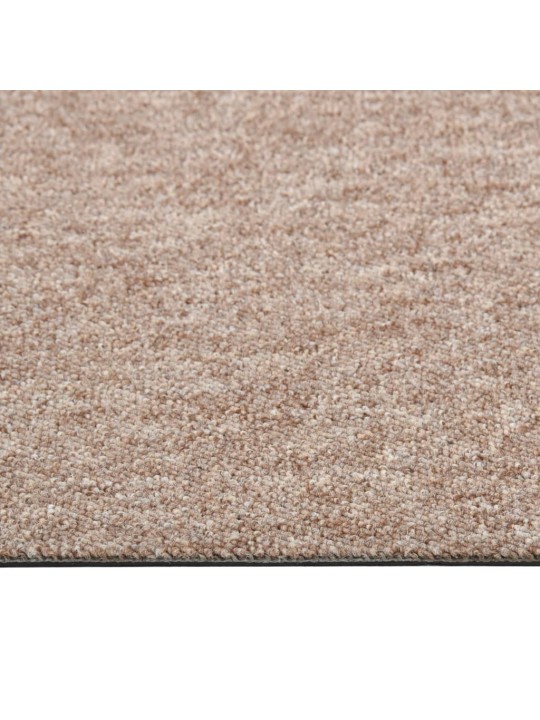 Kobercové podlahové dlaždice 20 ks 5 m² 50 x 50 cm béžové