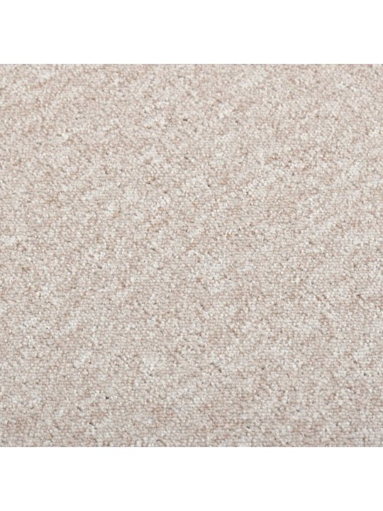 Kobercové podlahové dlaždice 20 ks 5 m² 50x50 cm světle béžové