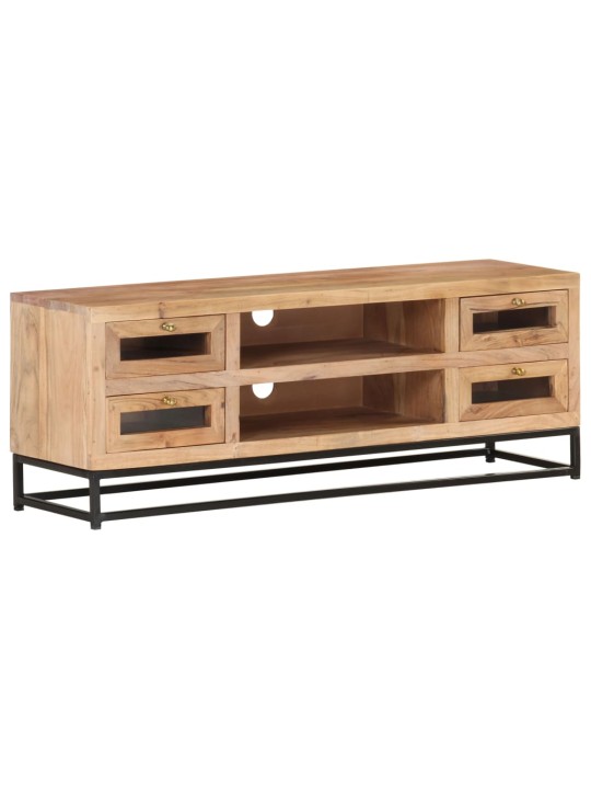 TV stolek 110 x 30 x 40 cm masivní akáciové dřevo