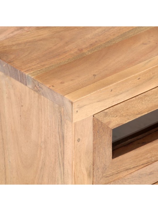 TV stolek 110 x 30 x 40 cm masivní akáciové dřevo