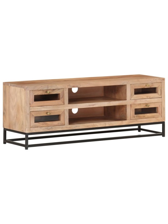 TV stolek 110 x 30 x 40 cm masivní akáciové dřevo