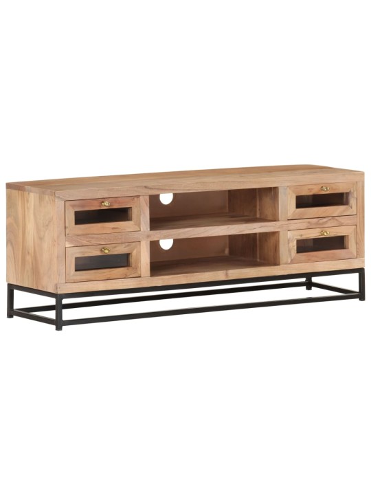 TV stolek 110 x 30 x 40 cm masivní akáciové dřevo